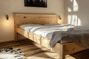 Massivholzmöbel Zirbe – Schlafzimmer Schreinerei Schuster Bayern